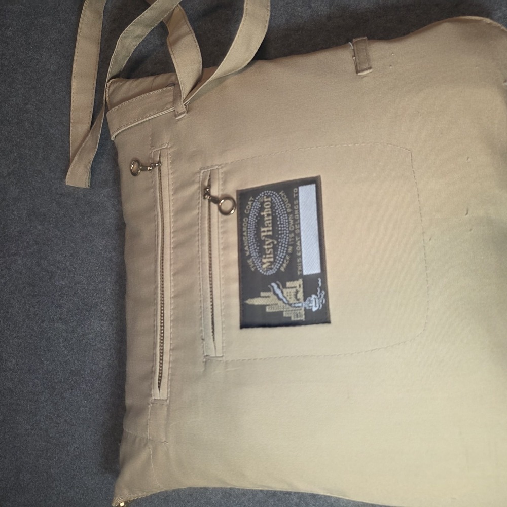 vintage Misty Harbor "The Kangaroo Coat" packable 38 Reg T1
